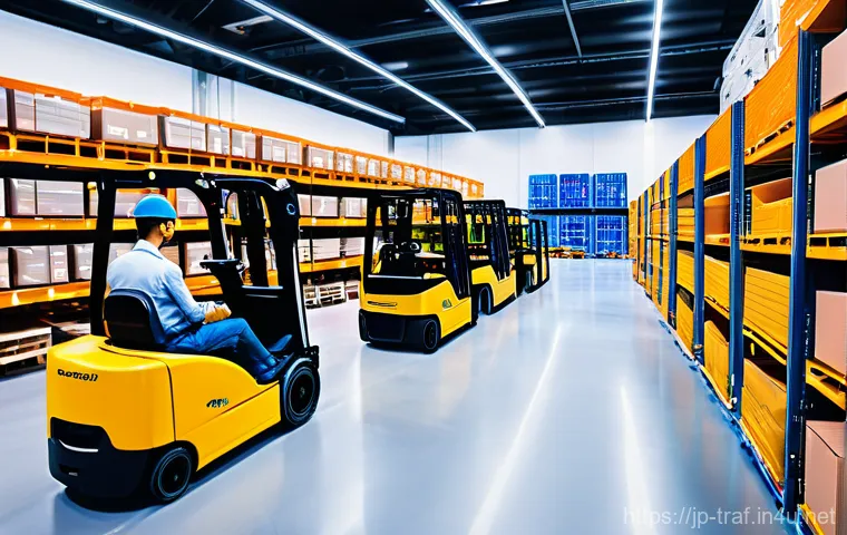 교통업계 취업 전략 - **Prompt 1: "The Evolving Logistics Hub – Efficiency and Collaboration"**
    A vibrant, futuristic ...